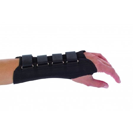 Support Wrist ProCare® Aluminum / Cotton / Flannel / Suede Right Hand Black Small by DJO  ID 79-87003